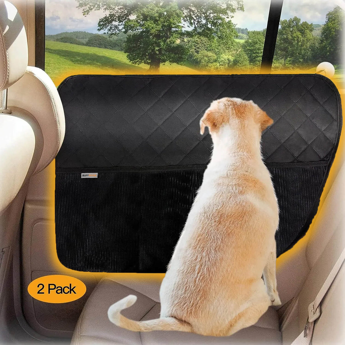 RoveNest™ Dog Car Bed Their Cozy Space. Wherever You Go.