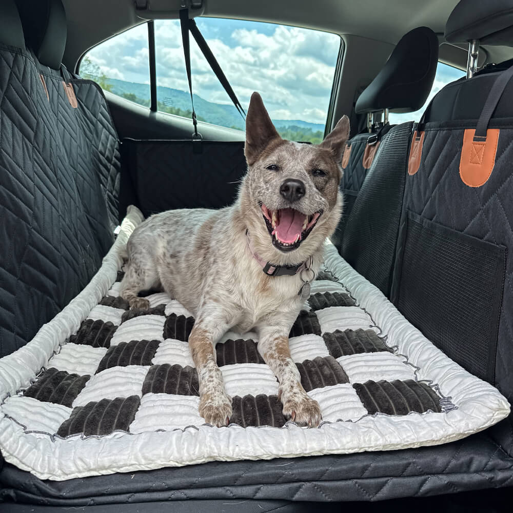 RoveNest™ Dog Car Bed Their Cozy Space. Wherever You Go.