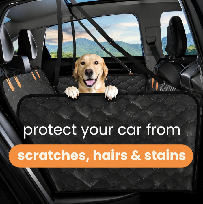 RoveNest™ Dog Car Bed Their Cozy Space. Wherever You Go.